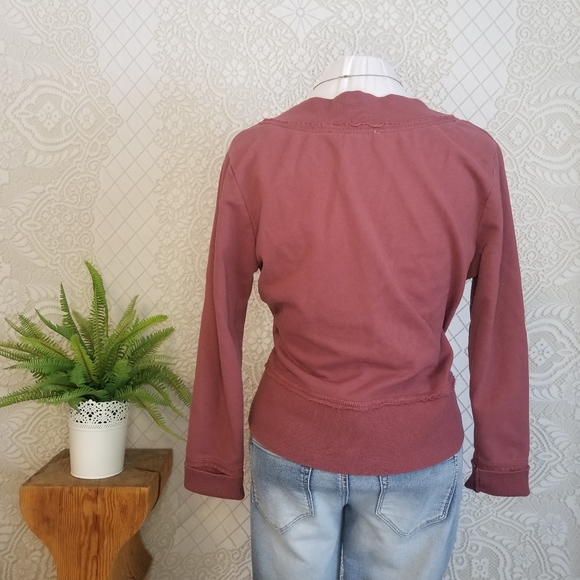 RD Style Raw Hem Sweatshirt - Picture 3 of 6